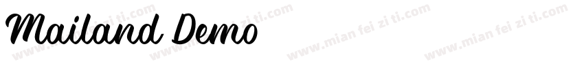 Mailand Demo字体转换